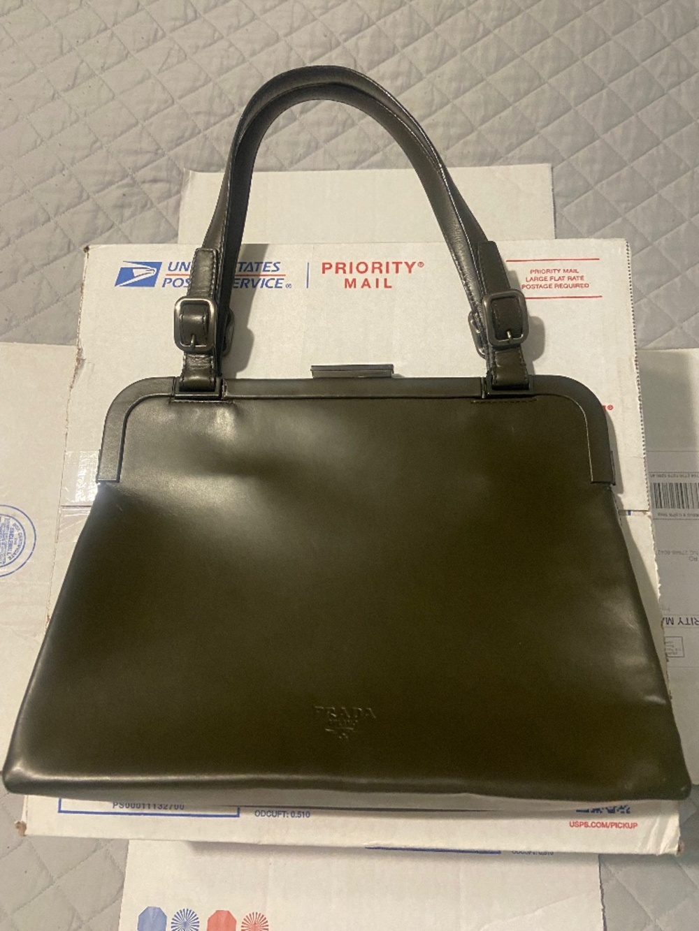 Prada Spazzolato handbag
